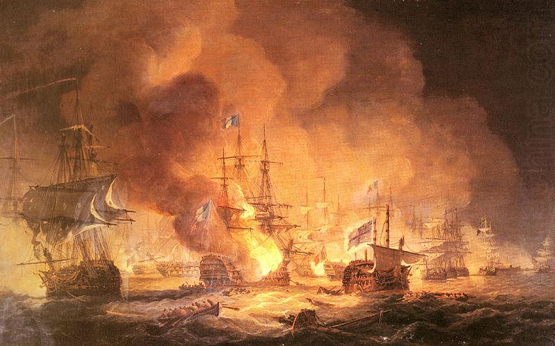 Thomas Luny Battle of the Nile china oil painting image